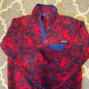 Patagonia Synchilla Womens Pullover - Red Lotus - Small